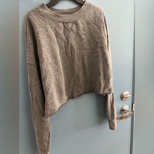 Colsie cropped long sleeve. Size M. *wrinkled bc folded up*